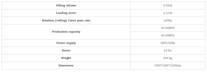 Liquid Vial Filling Machine ( 30-90 Bottles/Min ) High-speed vial filling machine