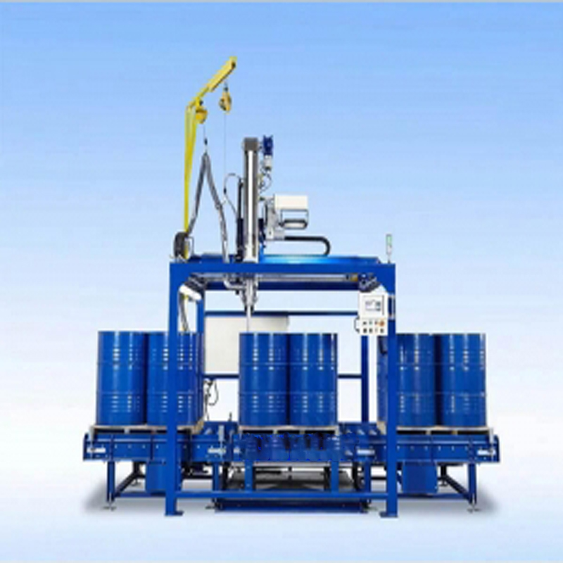 Underwater drum filling machine