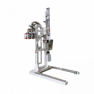 1000公斤IBC噸桶水性無機(jī)富鋅漆壓蓋機(jī),半自動(dòng)防爆壓蓋機(jī)