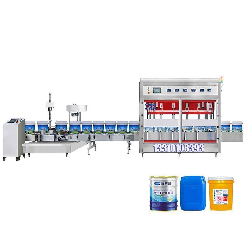 5L灌裝機-機油灌裝機-人工上桶灌裝機